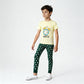 Boys Cotton Graphic T-Shirt with Track Pant Sleepwear Set