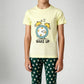 Boys Cotton Graphic T-Shirt with Track Pant Sleepwear Set
