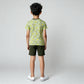 Boys Cotton Graphic T-Shirt with Track Pant Sleepwear Set