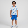 Boys Cotton Printed T-Shirt with Shorts Sleepwear Set
