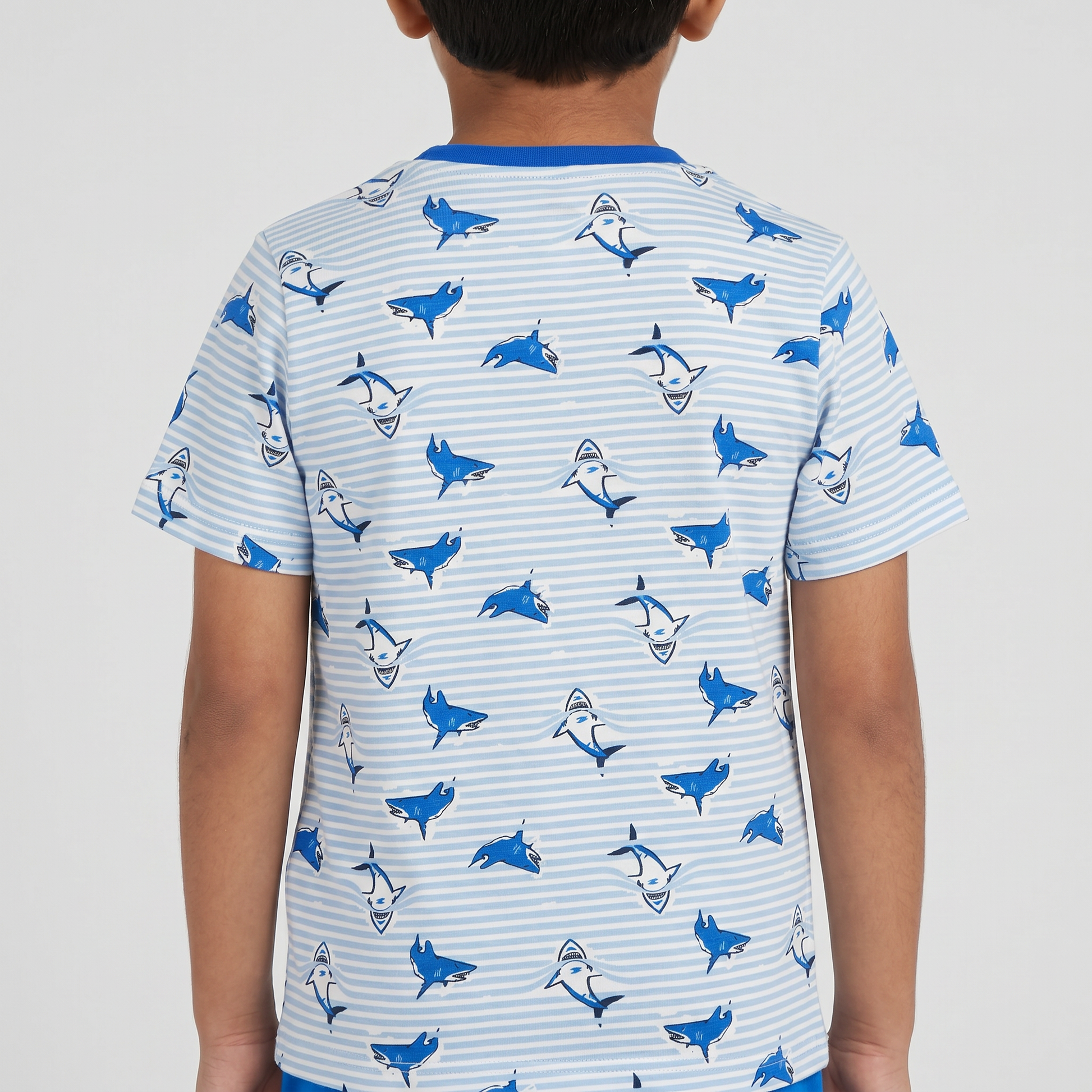 Boys Cotton Printed T-Shirt with Shorts Sleepwear Set