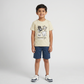 Boys Cotton Printed T-Shirt with Shorts Sleepwear Set