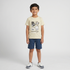 Boys Cotton Printed T-Shirt with Shorts Sleepwear Set