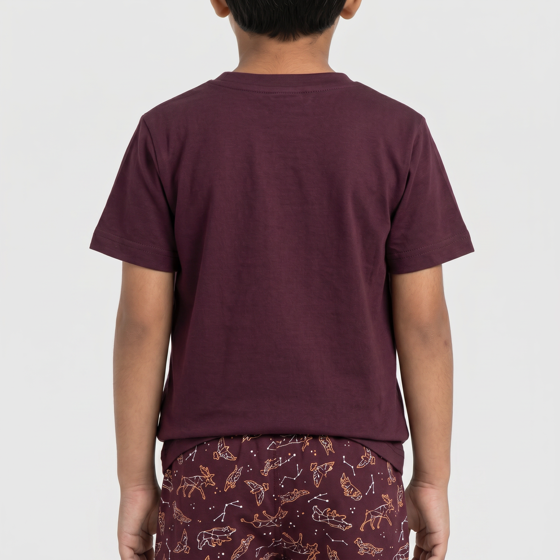 Boys Cotton Printed T-Shirt with Short Set