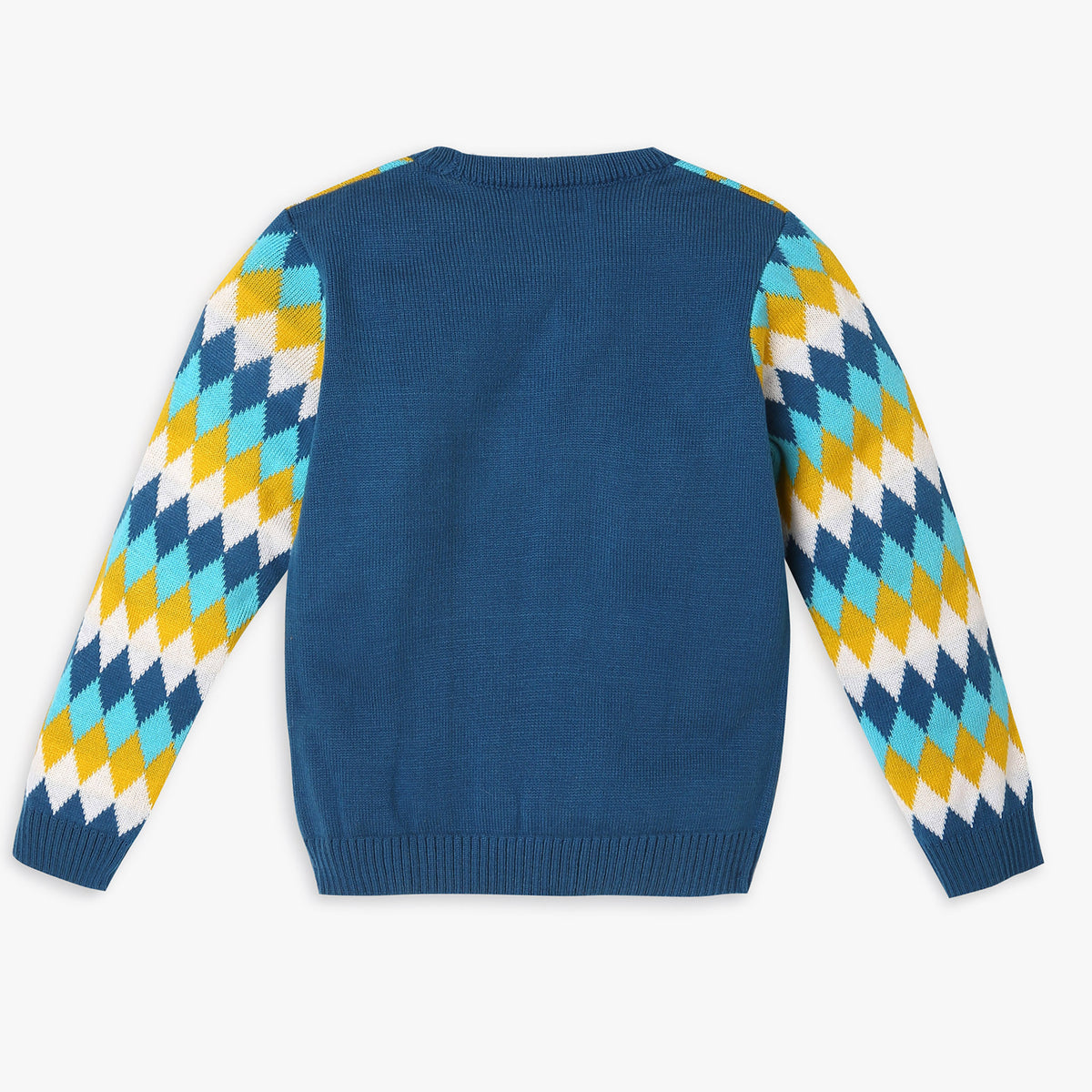 Boys Regular Fit Solid Sweater