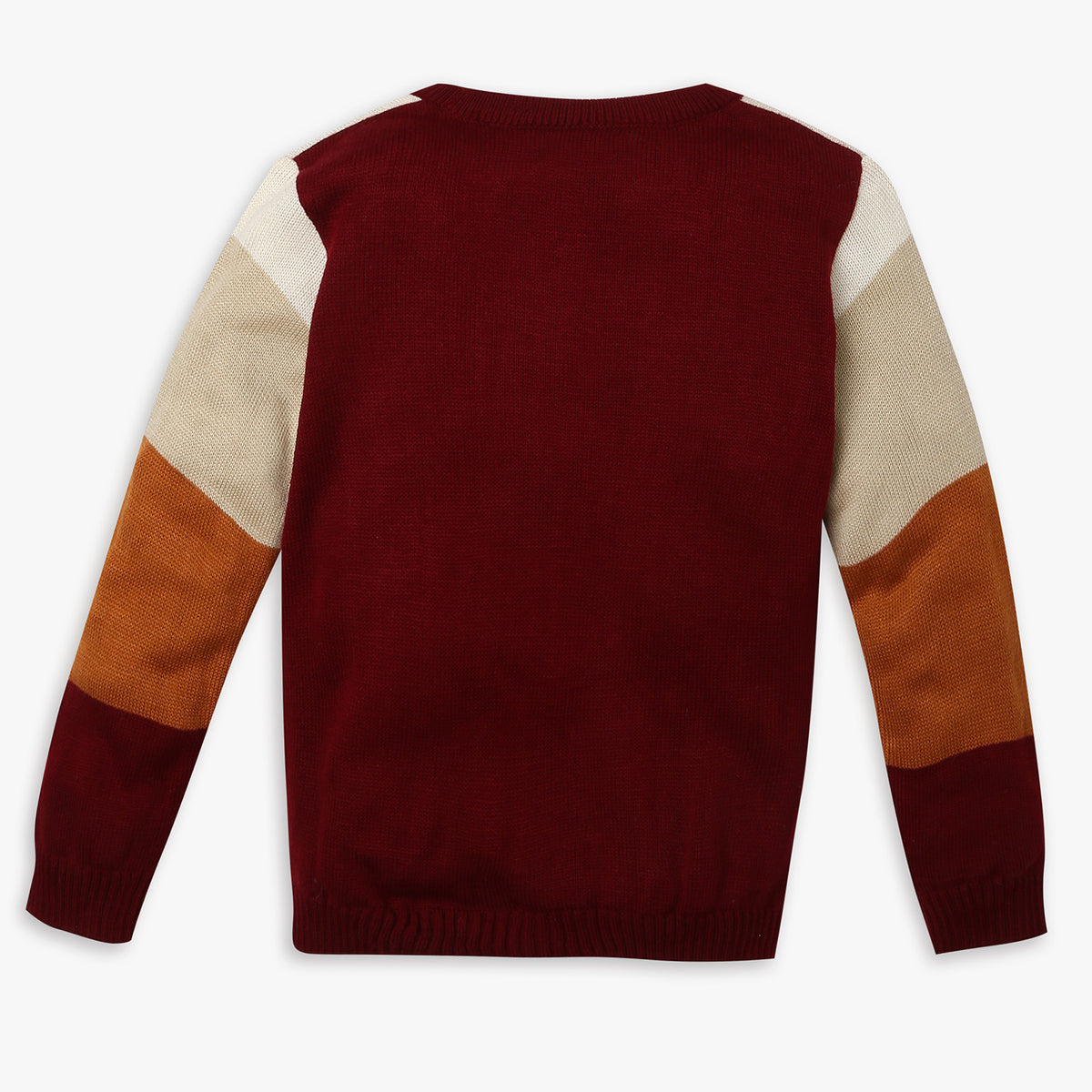 Boys Regular Fit Solid Sweater