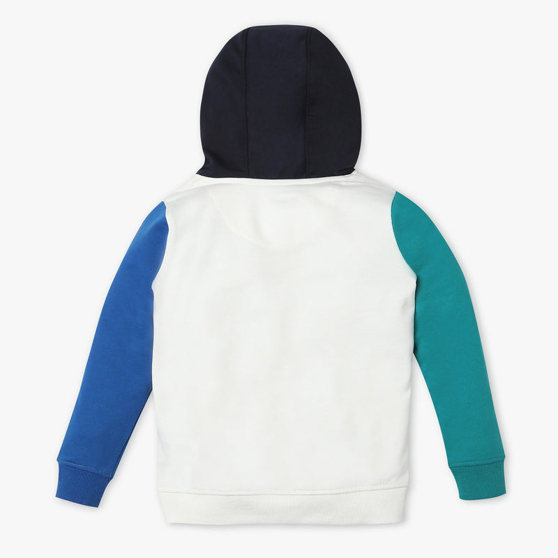 Boys Regular Fit Cut and Sew Sweat Tees