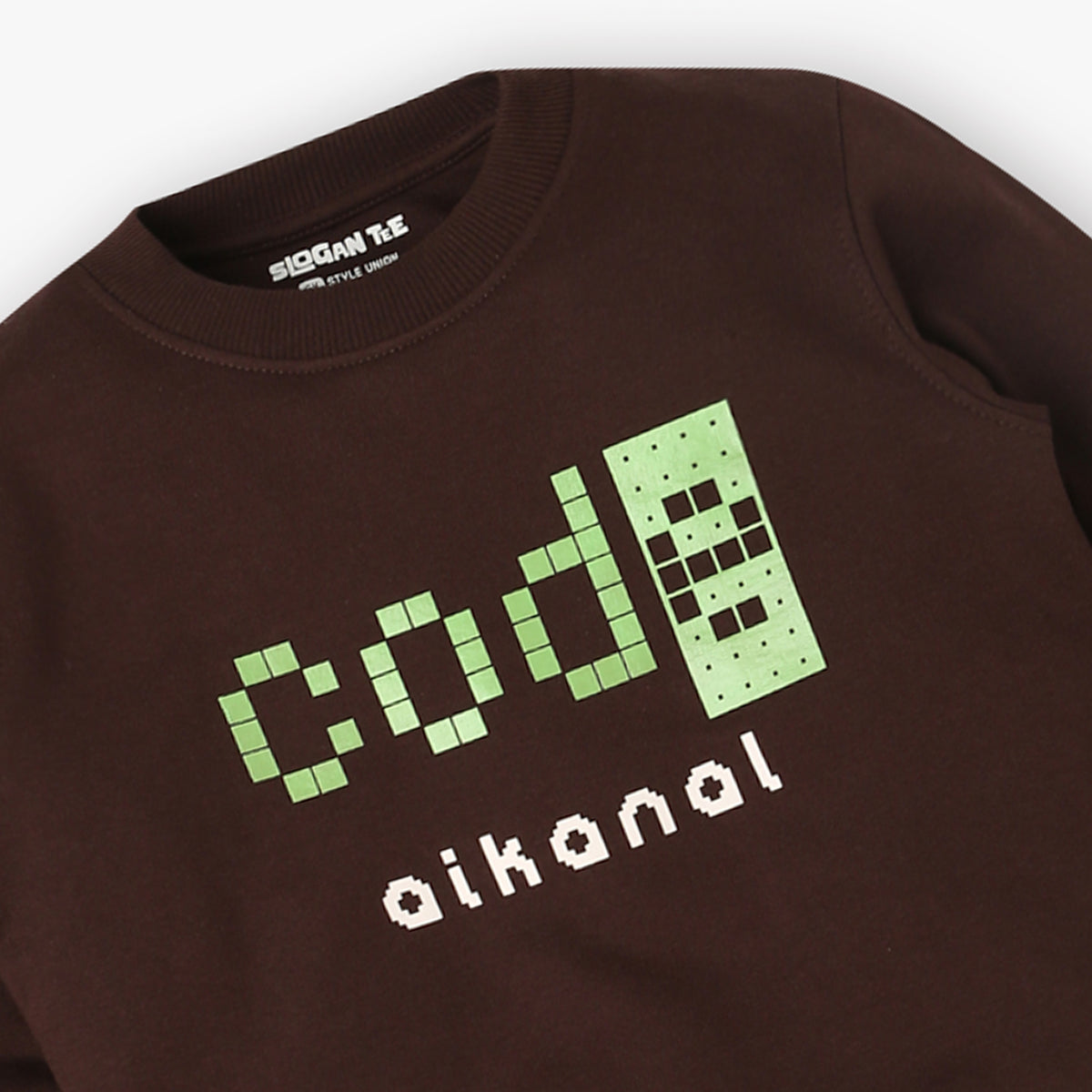 Boys Printed Slogan Sweat Tee