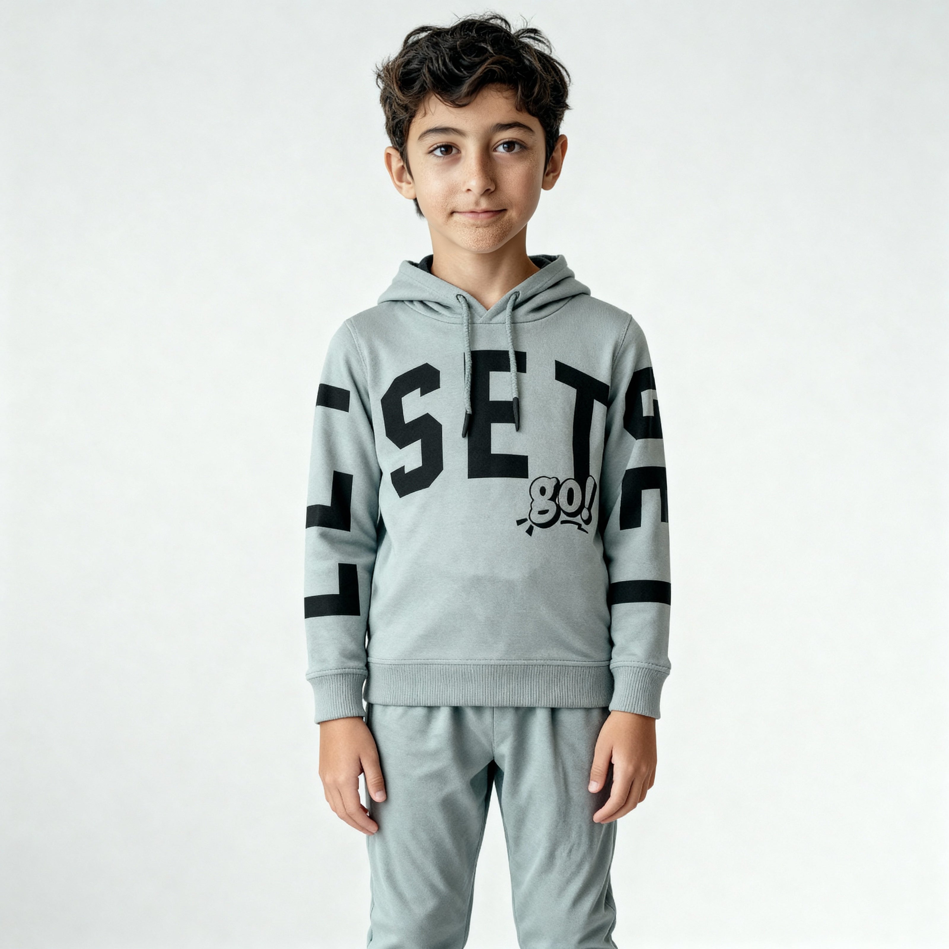 Boys Cotton Printed Pop Sweat Tee