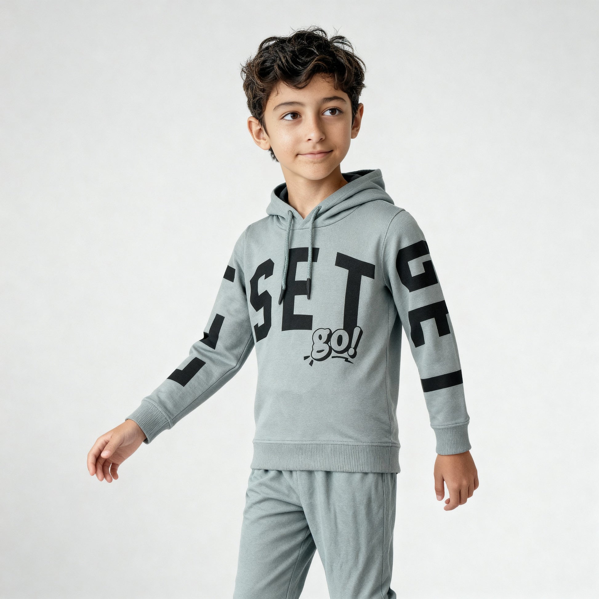 Boys Cotton Printed Pop Sweat Tee