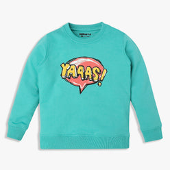 Boys Graphic Crew Neck Sweat Tee