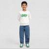 Boys Printed Slogan Sweat Tee