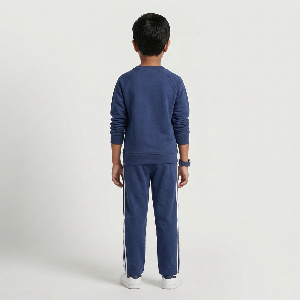 Boys Cotton Solid Sweat Tee