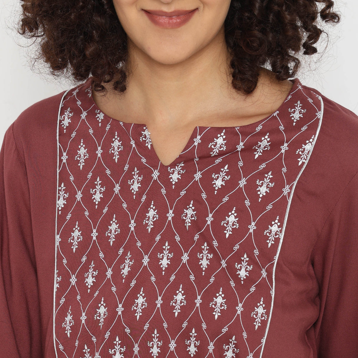 Straight Fit Printed Kurta