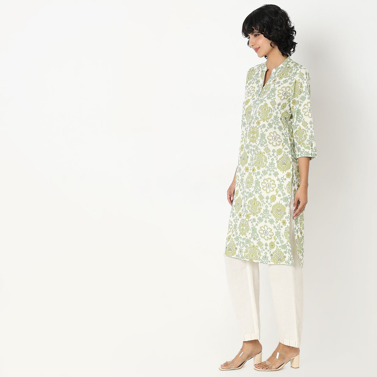 Straight Fit Printed Kurta