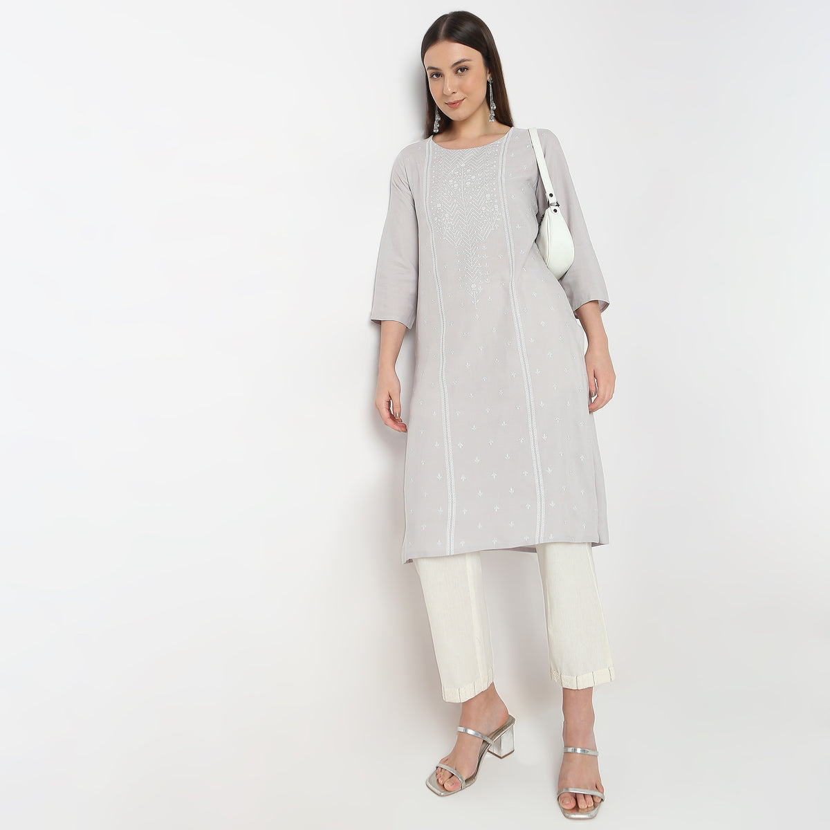 Straight Fit Printed Kurta