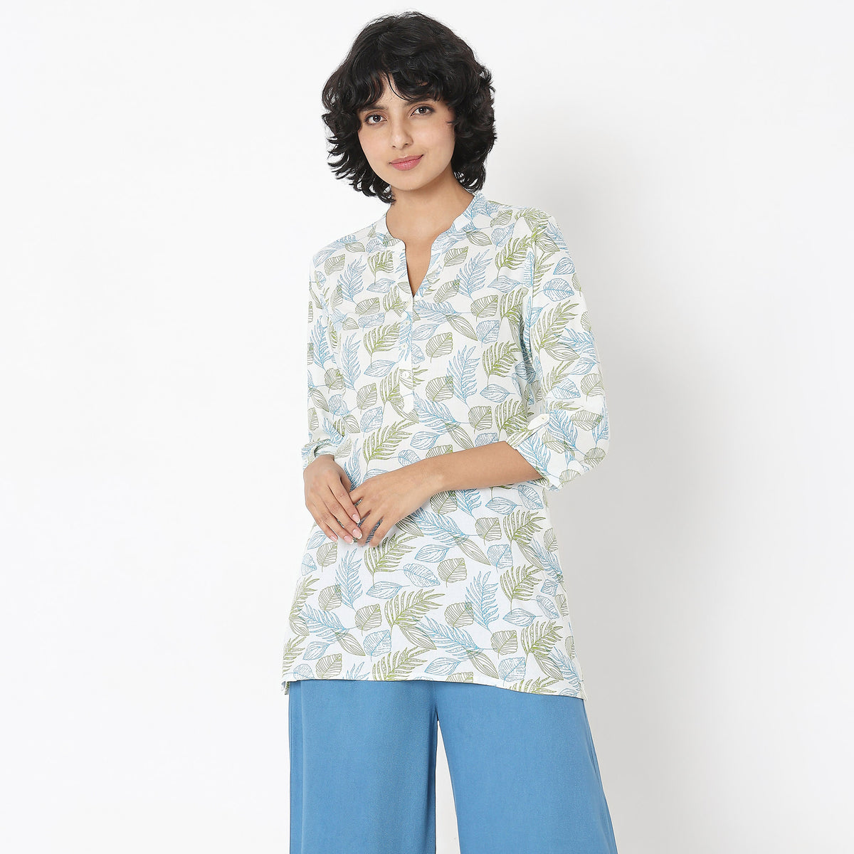 Straight Fit Printed Kurta