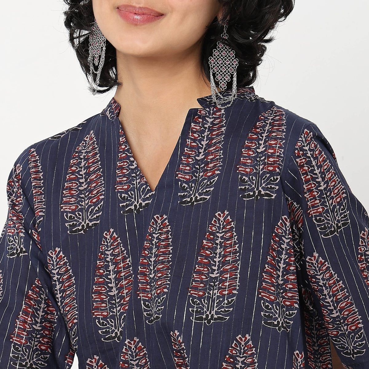 Straight Fit Printed Kurta