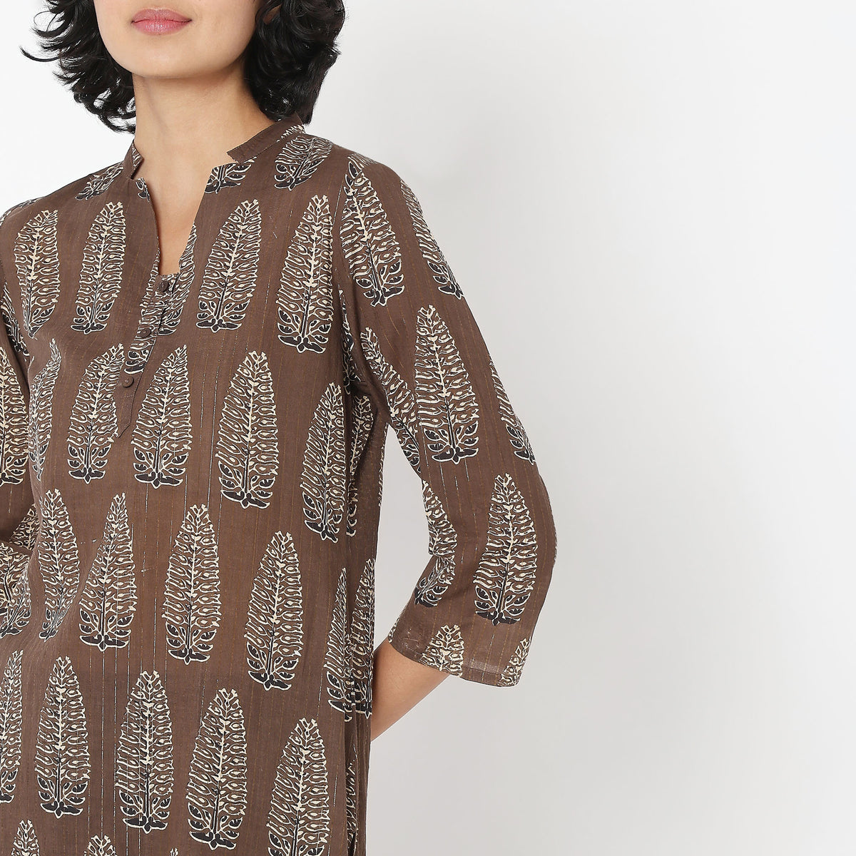 Straight Fit Printed Kurta