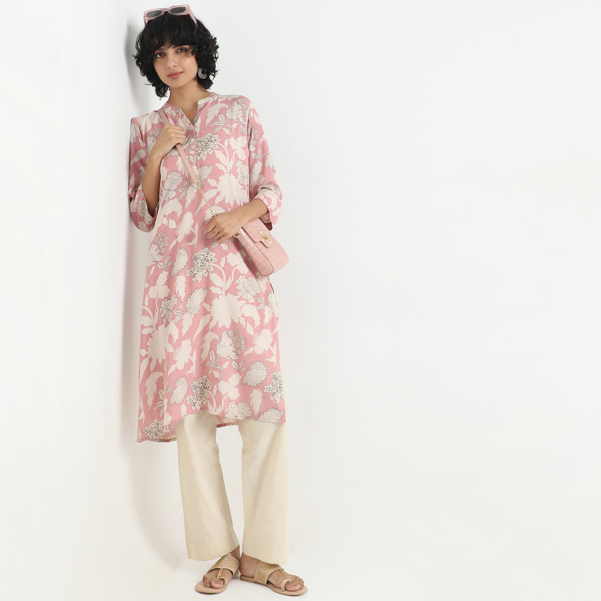 Straight Fit Printed Kurta