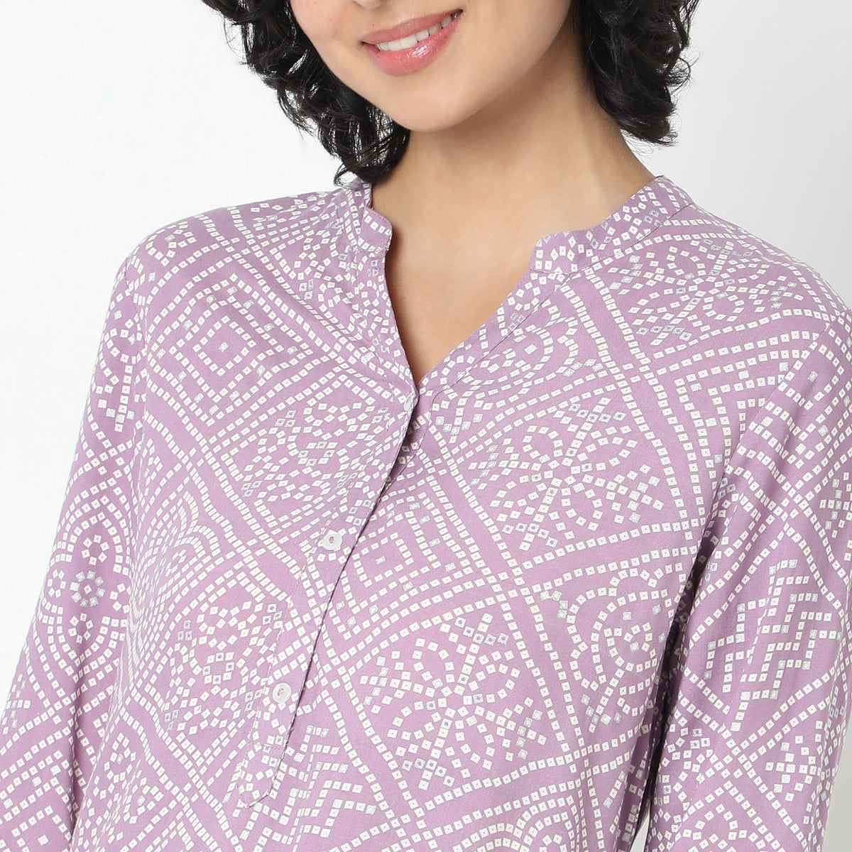 Straight Fit Printed Kurta