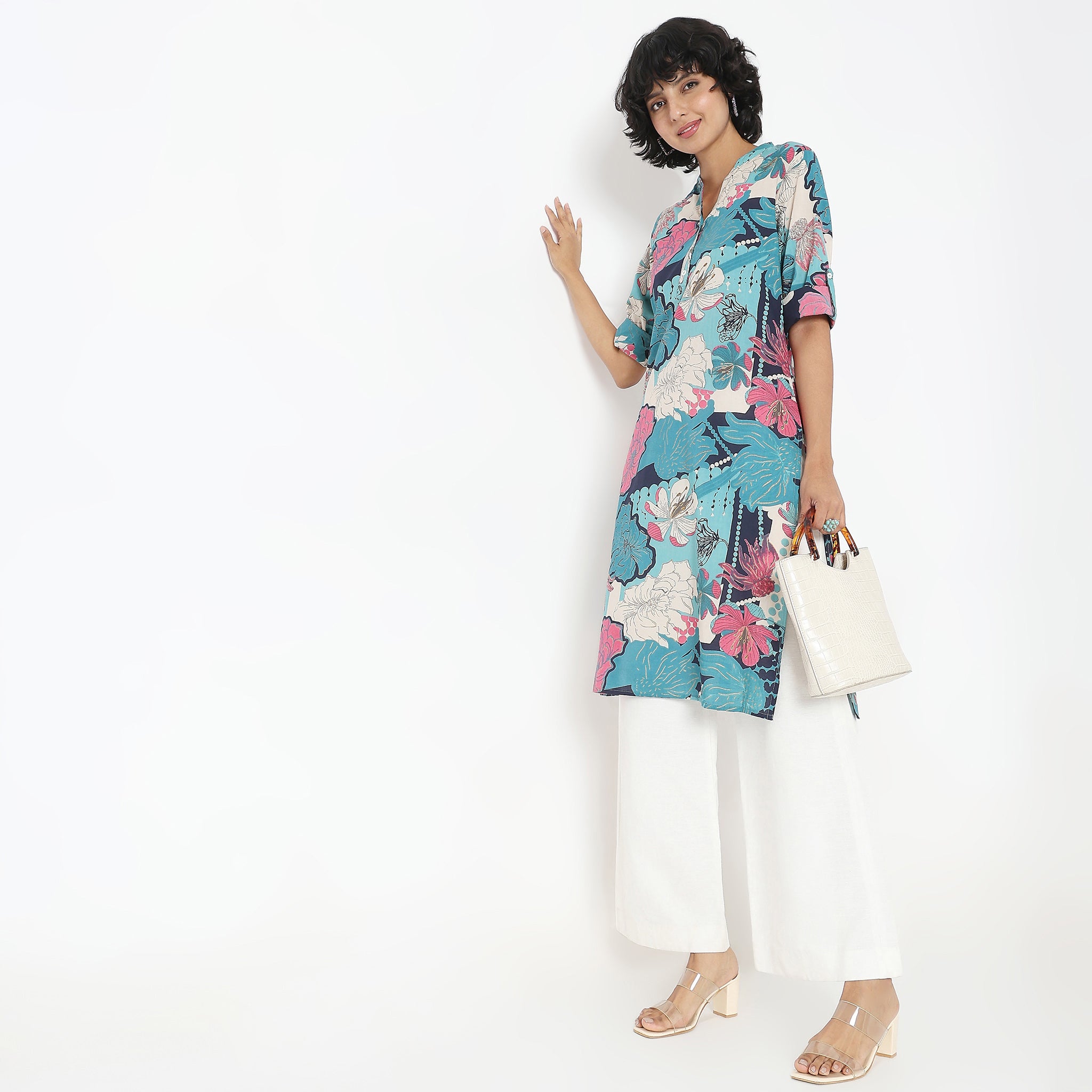 Straight Fit Printed Kurta