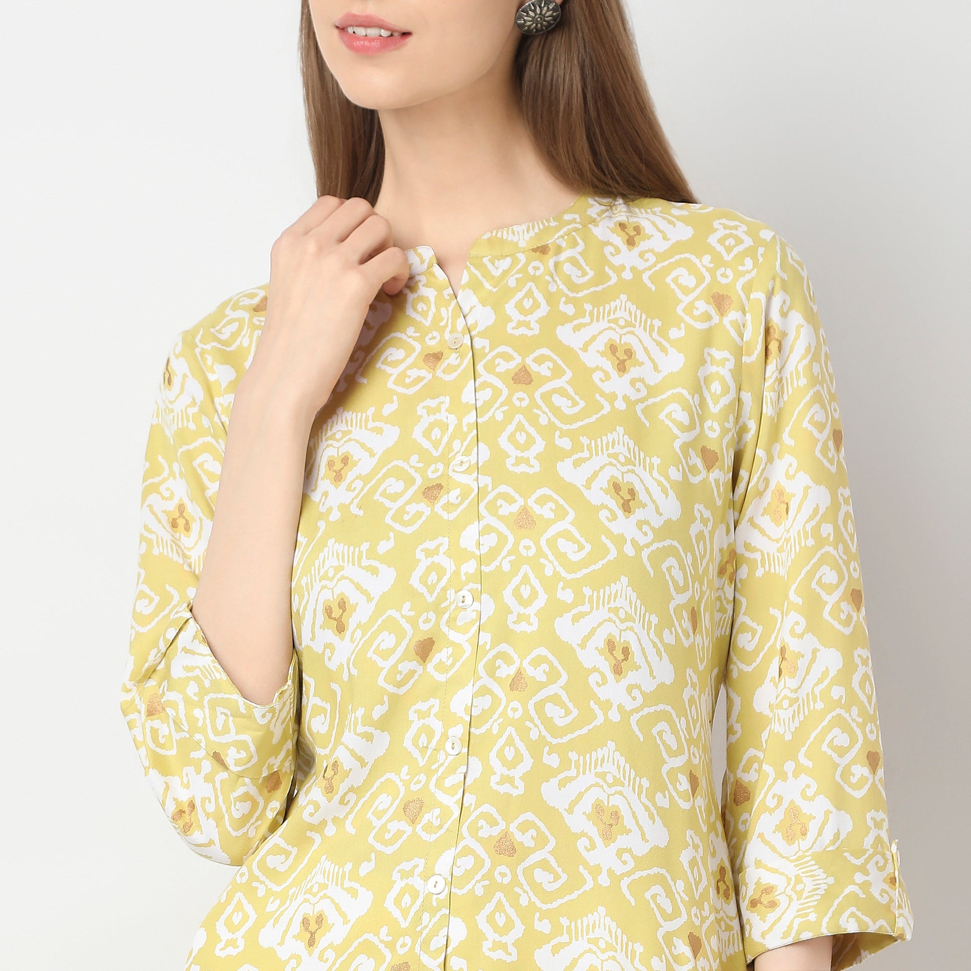 Straight Fit Printed Kurta