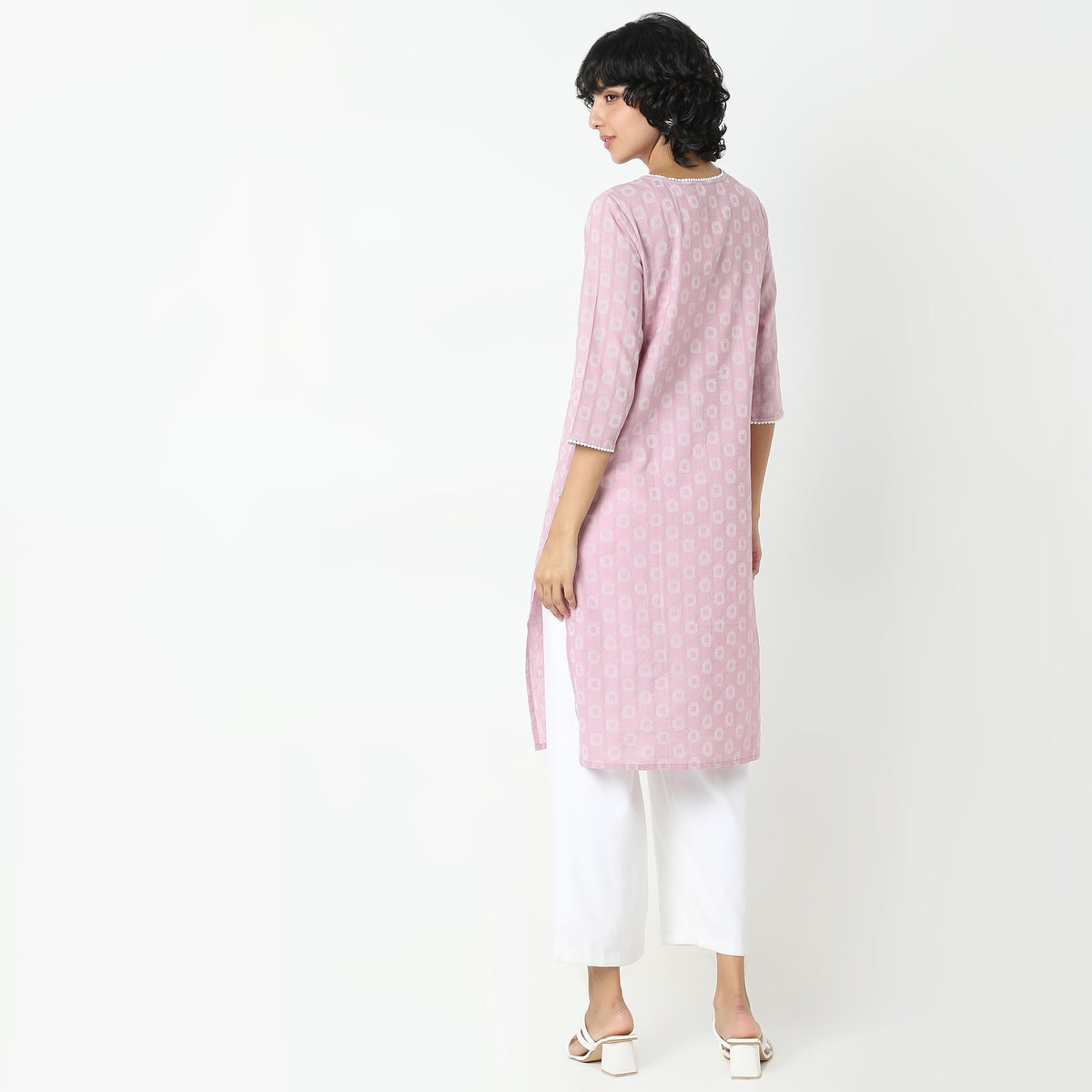 Straight Fit Solid Kurta