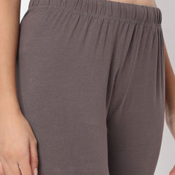 Buy Women Slim Fit Solid Ankle Length High Rise Leggings  - Style Union