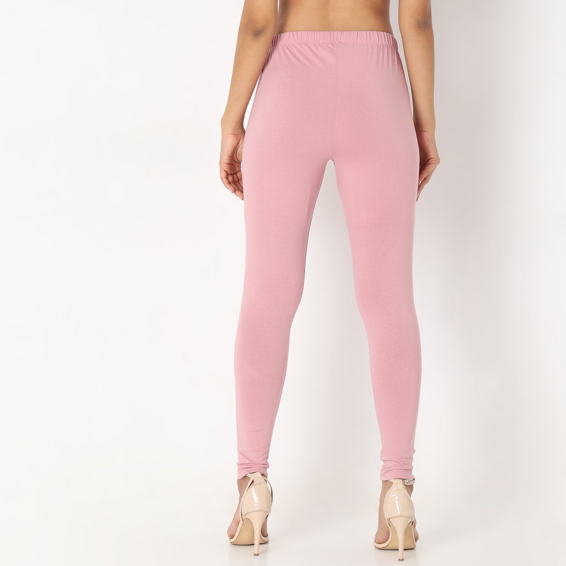 Buy Women Slim Fit Solid Ankle Length High Rise Leggings  - Style Union