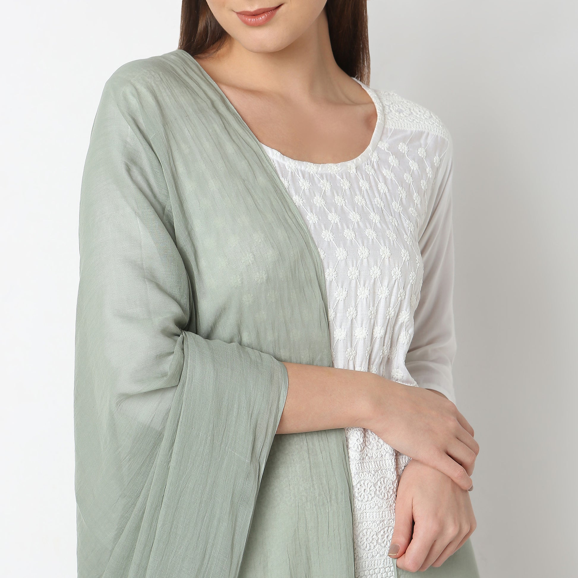 Cotton Solid Core Dupatta