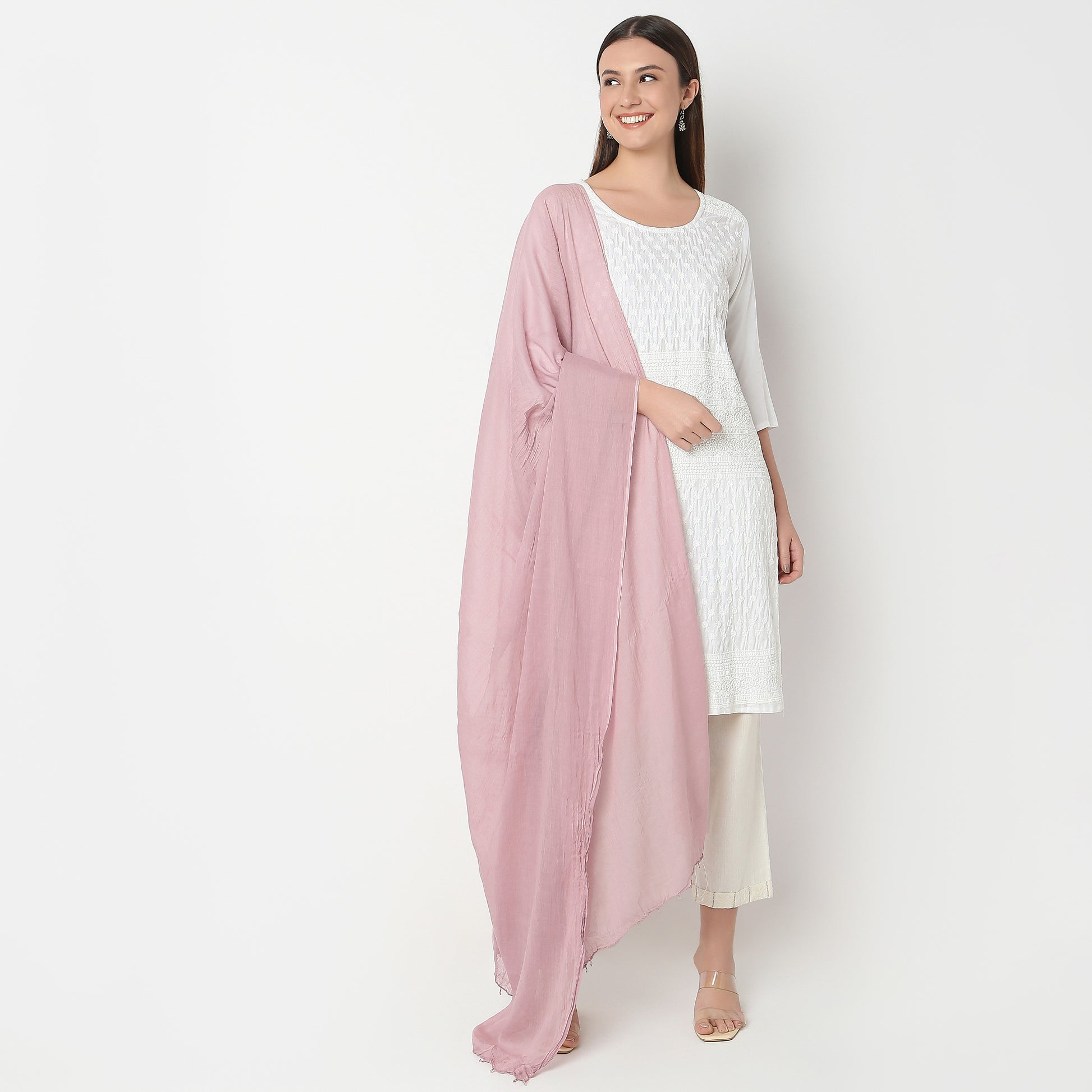 Cotton Solid Core Dupatta