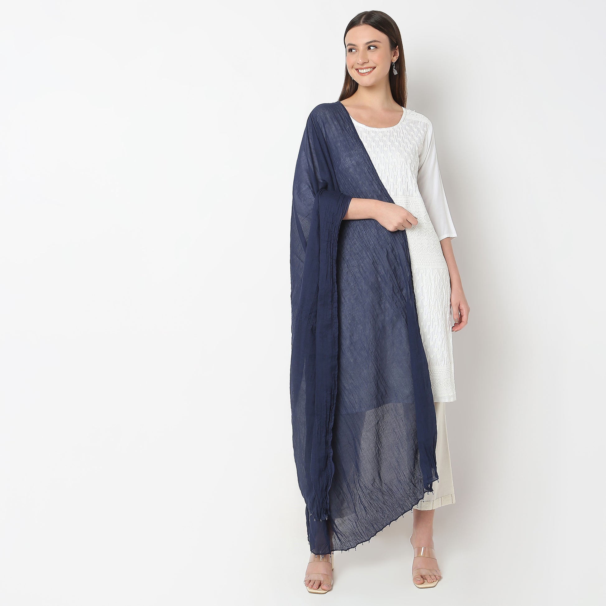 Cotton Solid Core Dupatta