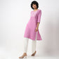 Straight Fit Embroidered Kurta