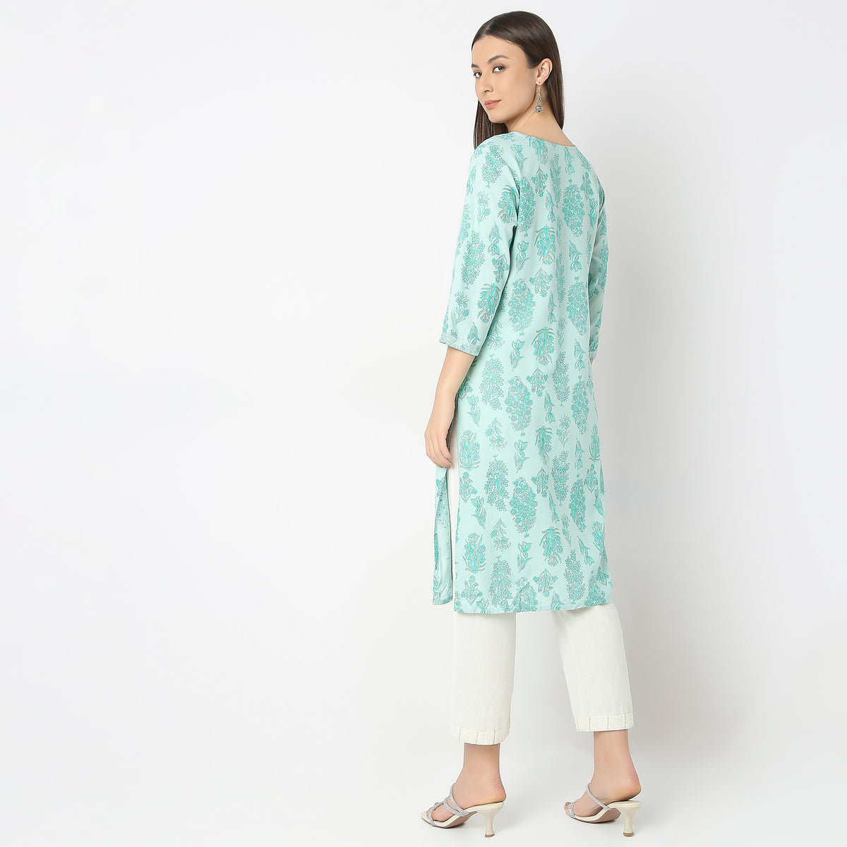 Straight Fit Printed Kurta