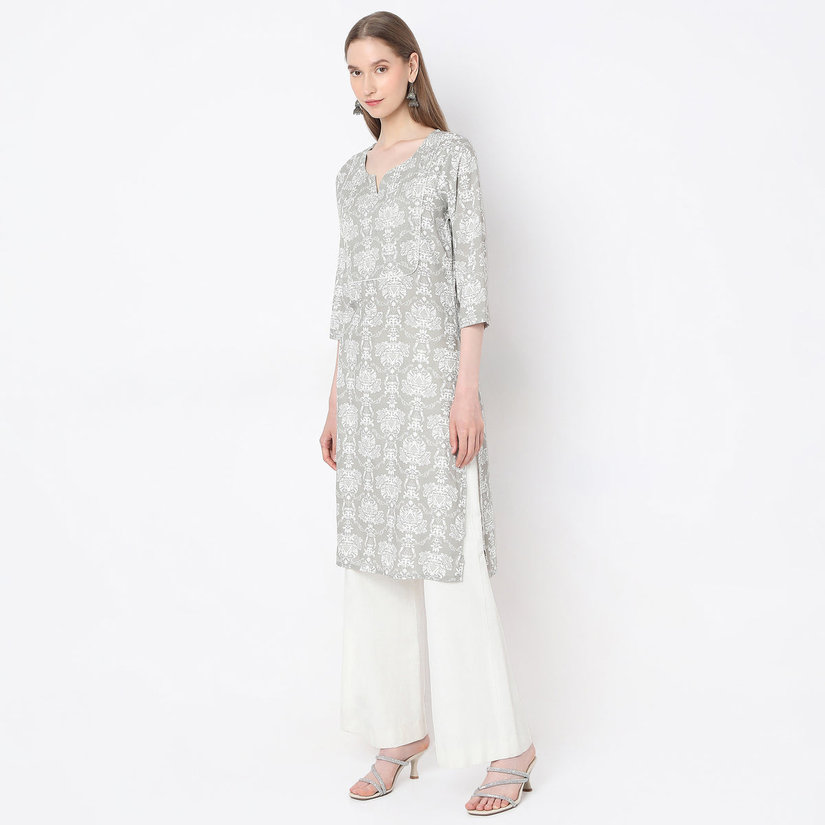 Regular Fit Printed Kurta