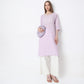 Straight Fit Embroidered Kurta
