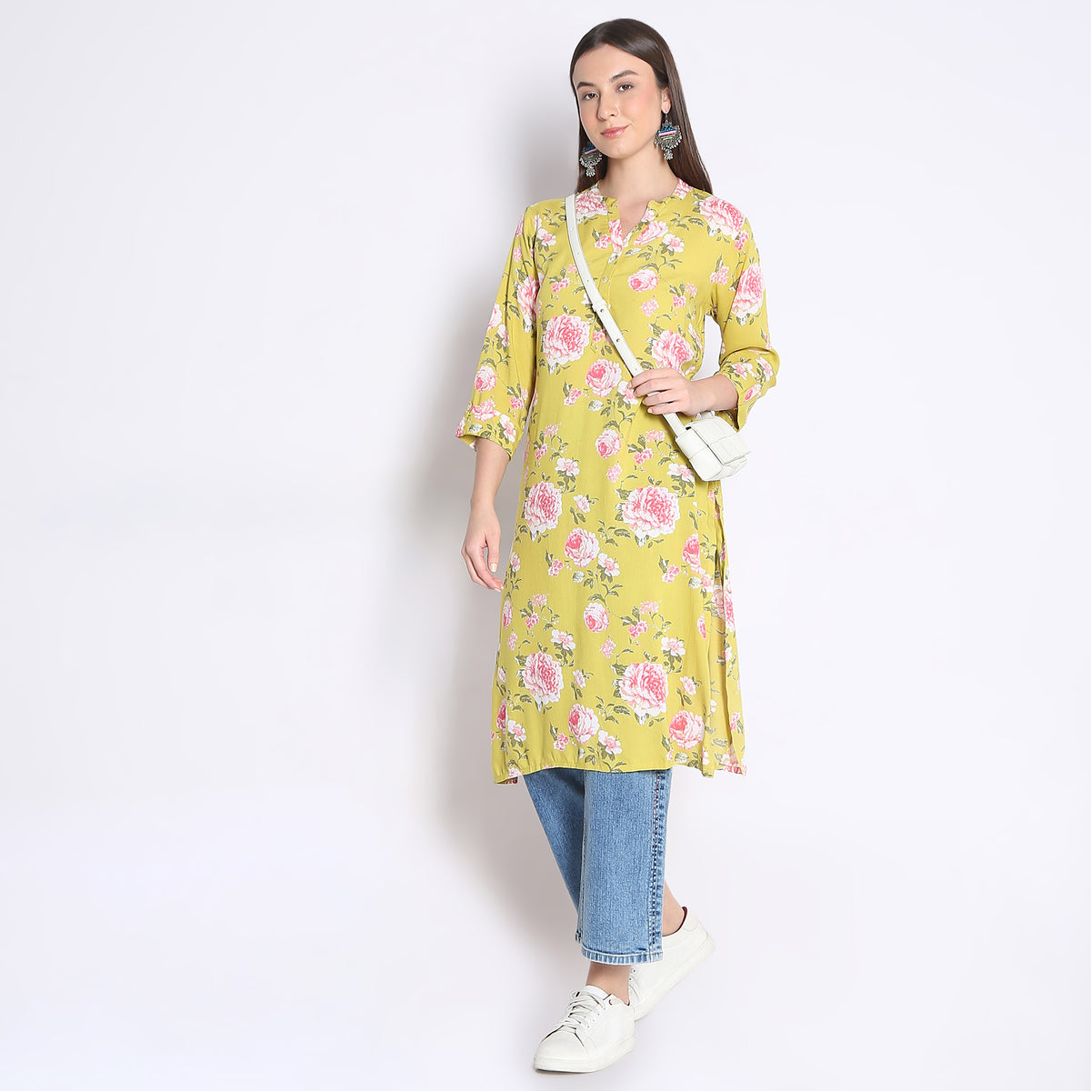 Straight Fit Printed Kurta