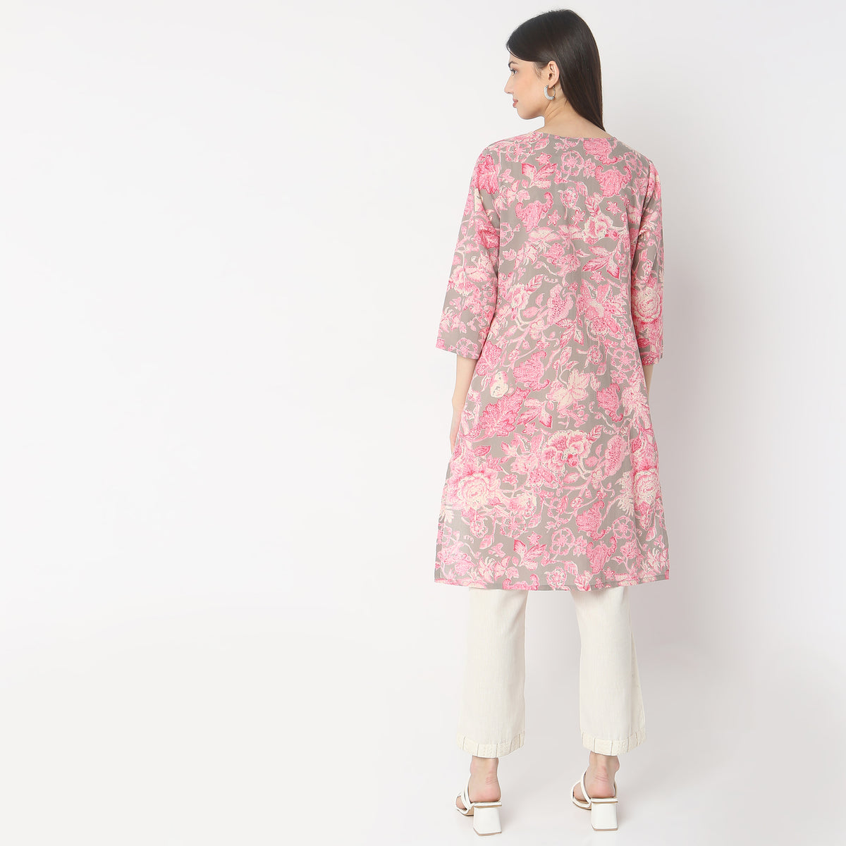 Straight Fit Printed Kurta