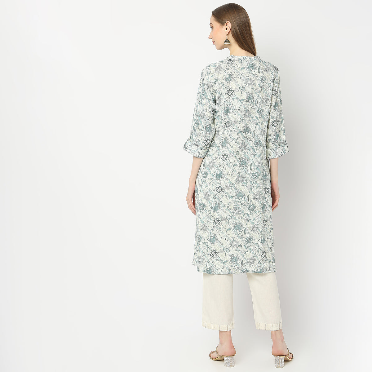 Straight Fit Printed Kurta