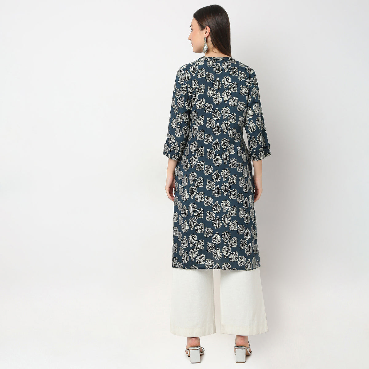 Straight Fit Printed Kurta