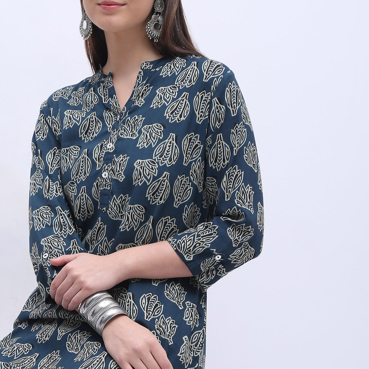 Straight Fit Printed Kurta