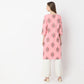 Printed Below Knee Straight Fit Table Kurta