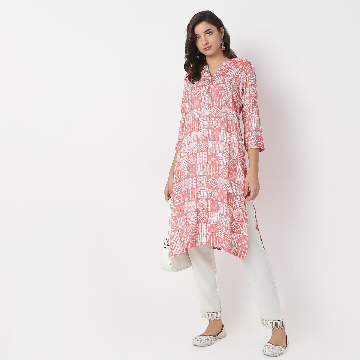 Straight Fit Printed Kurta