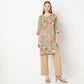Straight Fit Floral Knee Length Table Kurta