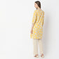 Floral Knee Length Printed Straight Fit Table Kurta