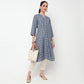 Half Placket Long Kurta