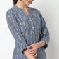 Half Placket Long Kurta
