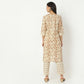 Straight Fit Printed Round Neck Below Knee Kurta