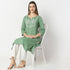 Regular Fit Embroidered Below Knee Kurta